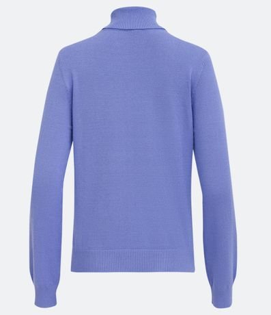 Blusa Alargada de Punto con Cuello Alto 5
