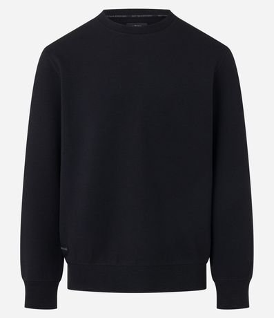 Buzo Deportivo con Cuello Redondo y Etiqueta Aplicada 6