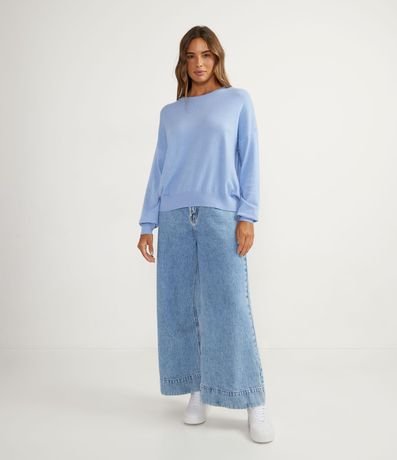 Buzo Cerrado Básico de Punto con Manga Larga y Sisa Desplazada 4