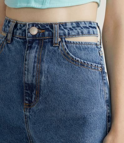 Short Mom Jeans con Detalle Hueco na Cintura 3