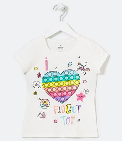 Blusa Infantil con Estampado Pop It Fidget Toy - Talle 5 a 14 años 1
