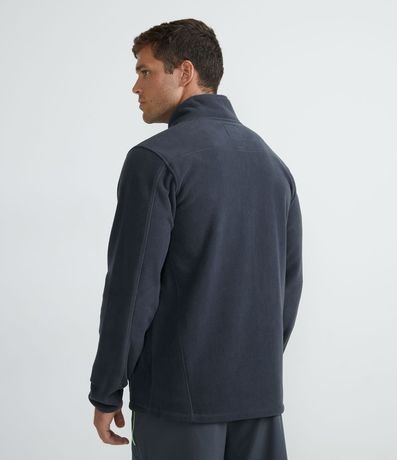 Campera Deportiva en Fleece con Cierre y Bolsillos 2