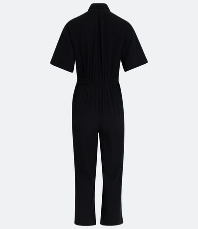 Mono en Viscosa con Abertura Frontal y Manga Corta 7