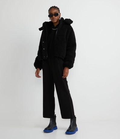 Mono en Viscosa con Abertura Frontal y Manga Corta 3