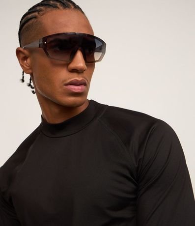 Remera Deportiva Térmica con Cuelo Alto y Manga Larga 5