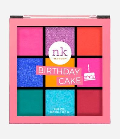 Nickak Paleta de Sombras Birthday Cake