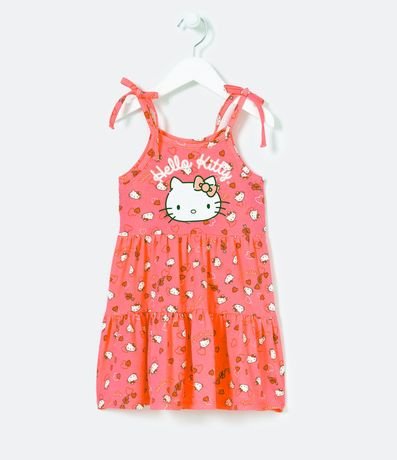 Vestido Infantil Marias Estampado da Hello Kitty - Tam 1 a 5 años 1