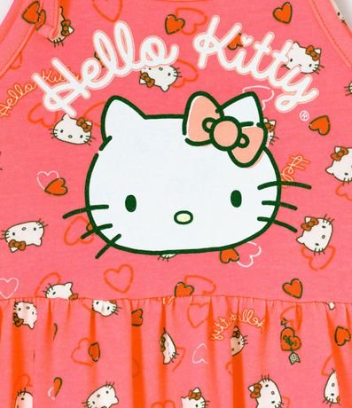 Vestido Infantil Marias Estampado da Hello Kitty - Tam 1 a 5 años 3