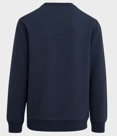Buzo Deportivo con Cuello Redondo y Etiqueta Aplicada 7