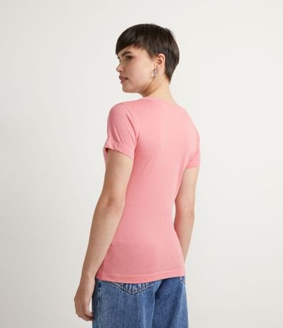 Blusa Básica en Algodón con Pequeño Bolsillo Delantero 2