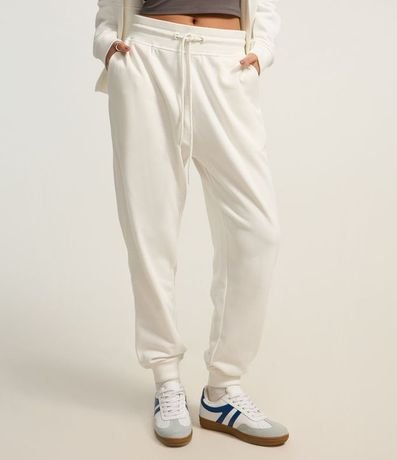 Pantalón Jogger en Algodón con Cintura Elástica y Cordón 2