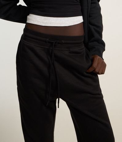 Pantalón Jogger en Algodón con Cintura Elástica y Cordón 3