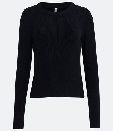 Blusa Manga Larga en Viscosa Básica