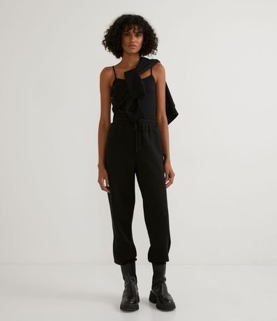 Blusa Musculosa en Poliamida Acanalada con Tirantes Finos 4