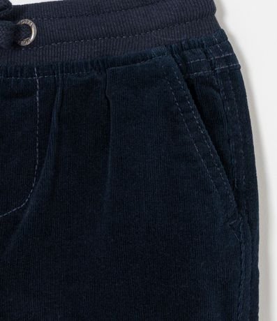 Pantalón en Terciopelo con Cintura Elástica Contrastante - Talle 01 a 03 años 5