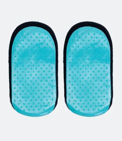 Media Ballet Infantil con Suela y Estampado de Tiburón - Talle 19/22 al 31/34 2