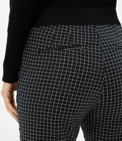 Pantalón Sastrería en Algodón Satin con Estampado Geométrica 5