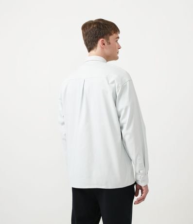 Camisa Oversized en Algodón con Manga Larga y Bolsillos 2