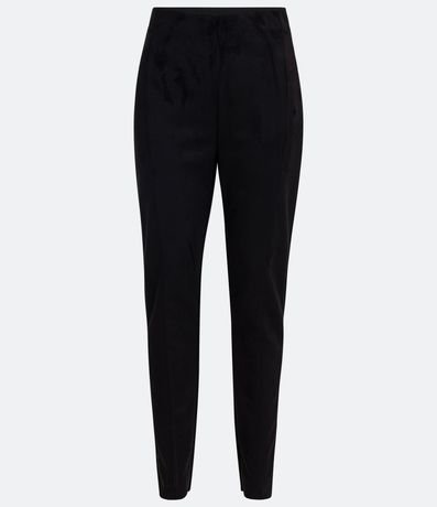 Pantalón Legging en Fake Gamuza con Recortes 4