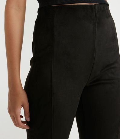 Pantalón Legging en Fake Gamuza con Recortes 3