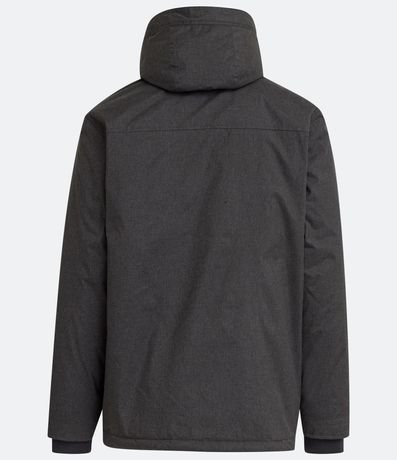 Campera Pesada con Capucha Bolsillos y Forro Sherpa 9