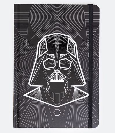 Cuaderno Papel con Estampado Star Wars Darth Vader y Cierre por Elástico 1