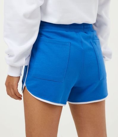 Short Runner en Algodón con Costura Contrastante y Estampado Playstation 2