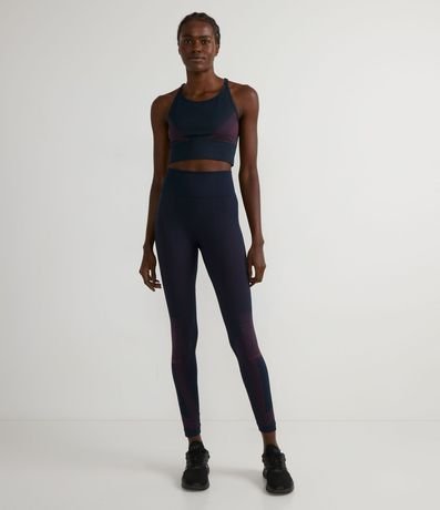 Pantalón Legging Deportiva en Poliamida con Detalles Contrastantes 5