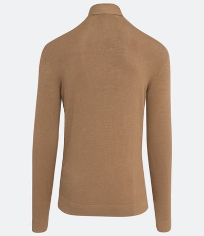 Buzo Slim Liso con Cuello Alto 6