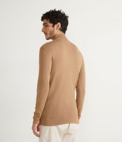 Buzo Slim Liso con Cuello Alto 2