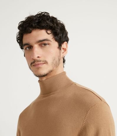 Buzo Slim Liso con Cuello Alto 3