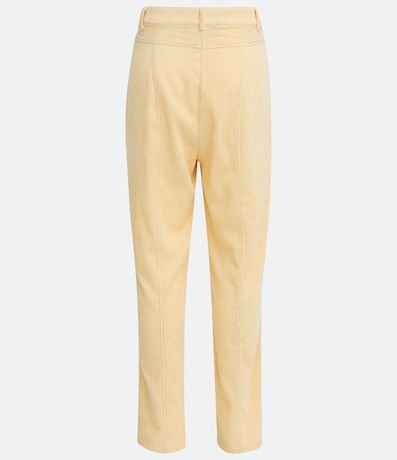 Pantalón Baggy en Terciopelo con Detalles en Recortes 7