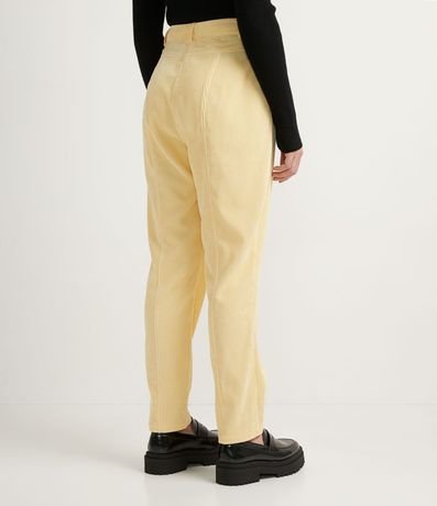 Pantalón Baggy en Terciopelo con Detalles en Recortes 3