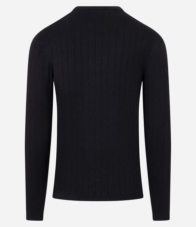 Suéter en Viscosa con Textura en Rayas Verticales 9