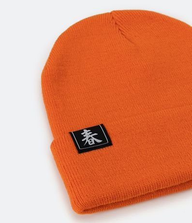 Gorro Infantil con Dobla y Etiqueta Aplicada - Tam U 2