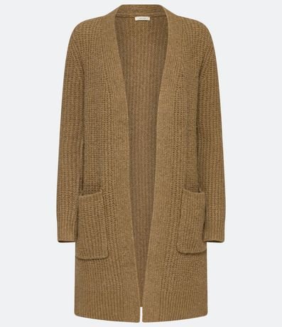 Cardigan Alargado con Bolsillos Delanteros 6