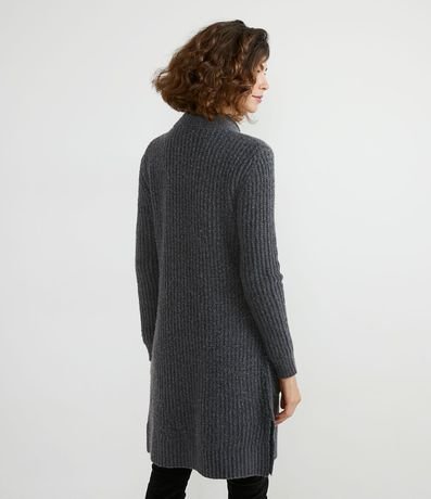 Cardigan Alargado con Bolsillos Delanteros 2