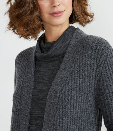 Cardigan Alargado con Bolsillos Delanteros 3