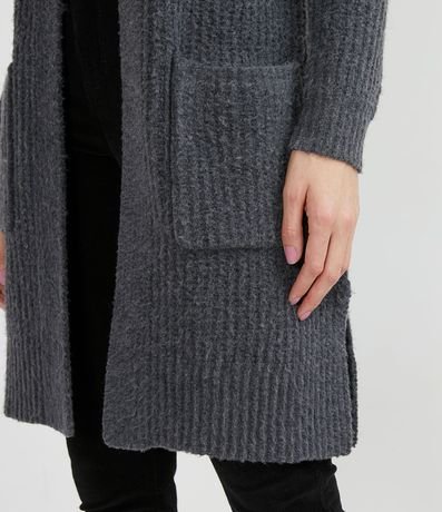 Cardigan Alargado con Bolsillos Delanteros 4