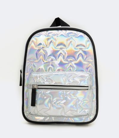 Bolso Infantil Mini Bag Holográfica con Matelassê de Estrellas 1