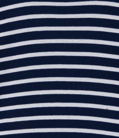 Remera de Pijama Infantil en Ribana Rayado - Talle 1 a 14 años 3