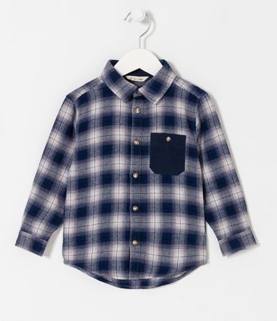 Camisa Infantil en Algodón Cuadrillé - Talle 1 a 5 años 1