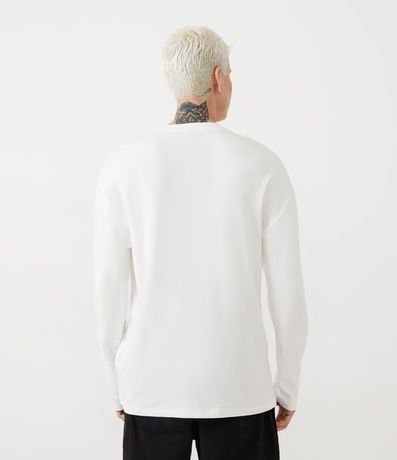 Remera en Algodón Manga Larga con Bolsillo 3