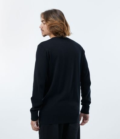 Buzo Sueter de Punto con Lettering "California Republic" y Patrón de Oso 3