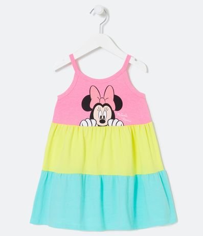 Vestido Infantil Marias con Estampado de Minnie - Talle 1 a 6 años 1