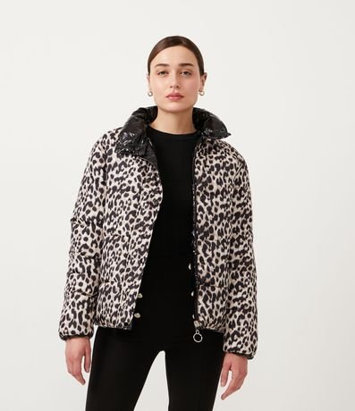 Animal Print Estampados Para Chamarras Campera Puffer En Poliamida