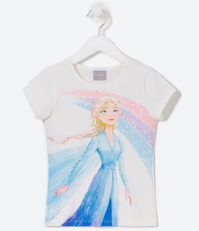 Blusa Infantil con estampadodo de Elsa Frozen - Tam 1 a 14 años 1