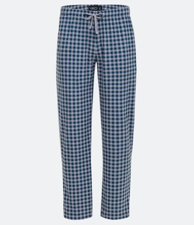 Pantalón de Pijama en Cuadrillé Grid 5