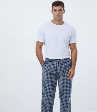 Pantalón de Pijama en Cuadrillé Grid 2