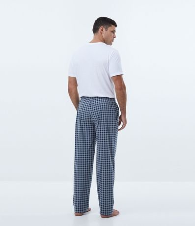Pantalón de Pijama en Cuadrillé Grid 3